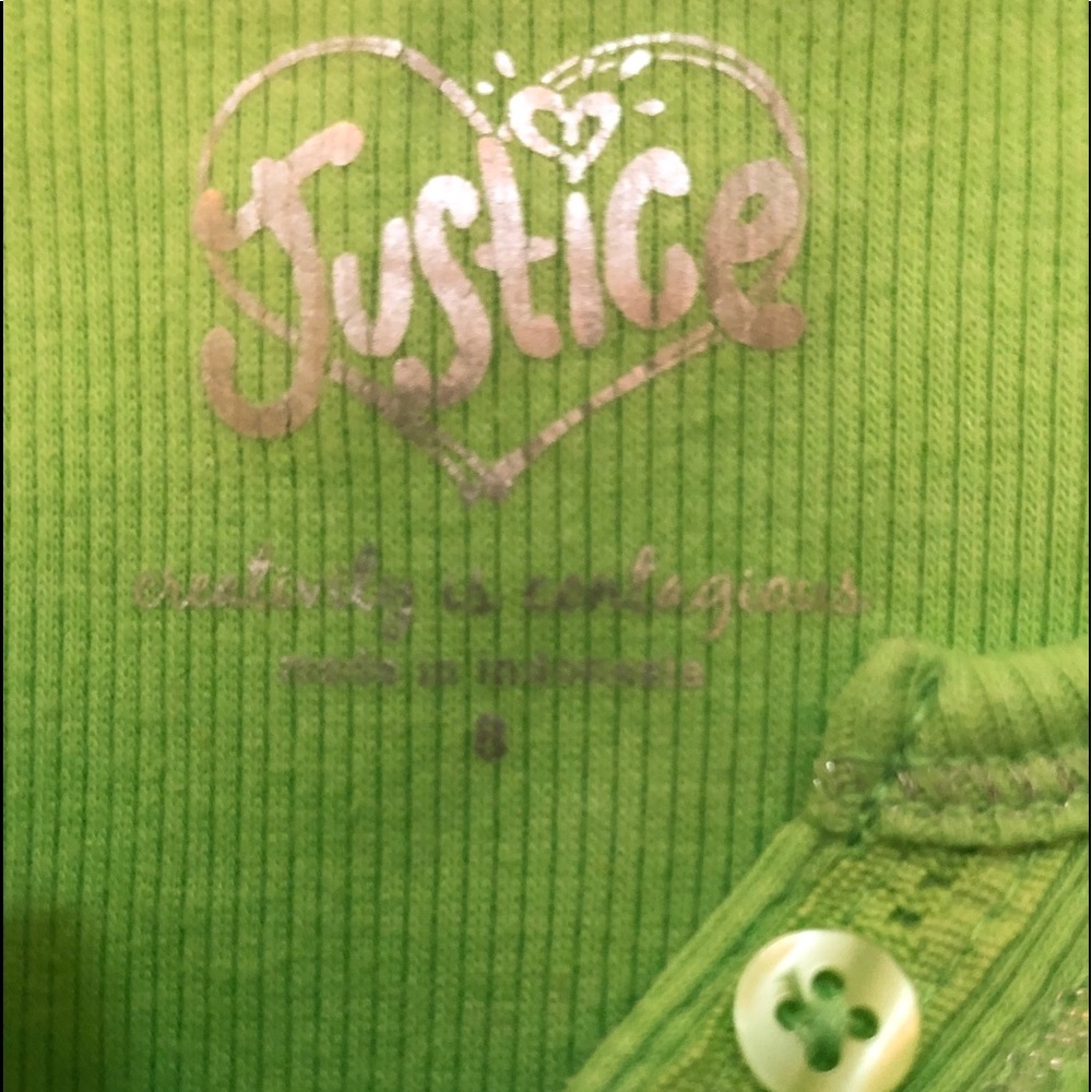 Justice Girl’s Long Sleeve Henley Tee - Set of 2 - Picture 4 of 13